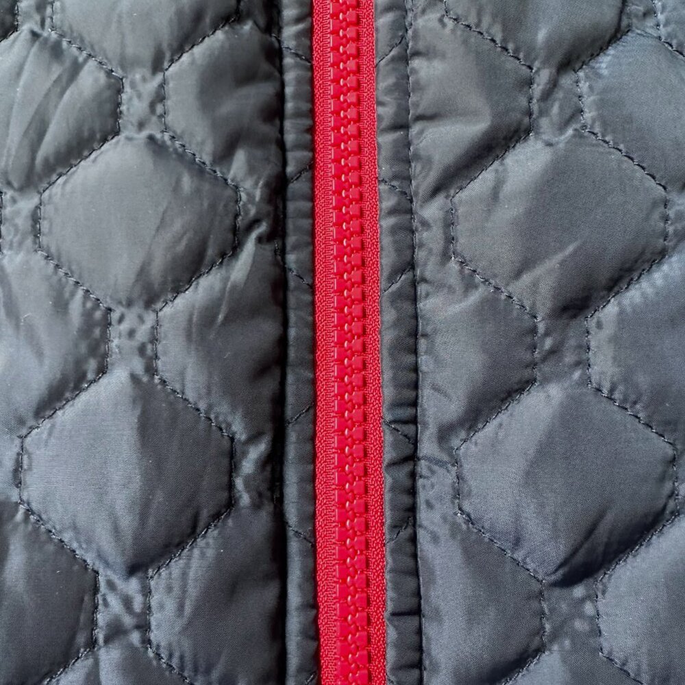 Tommy Hilfiger Jacket Women's Navy Blue Full Zip Diamond Quilted, size XL - Picture 11 of 16